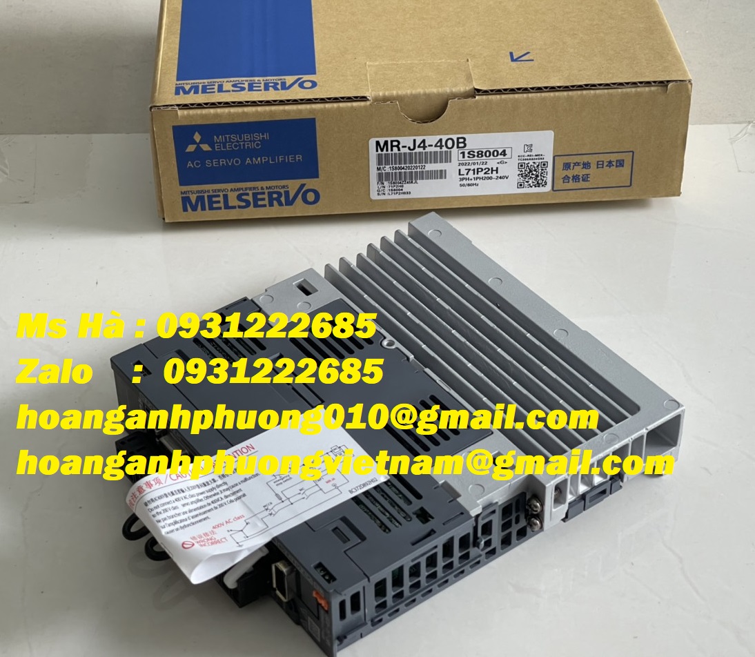 Bộ servo điều khiển giá tốt MR-J4-40B mitsubishi 400W